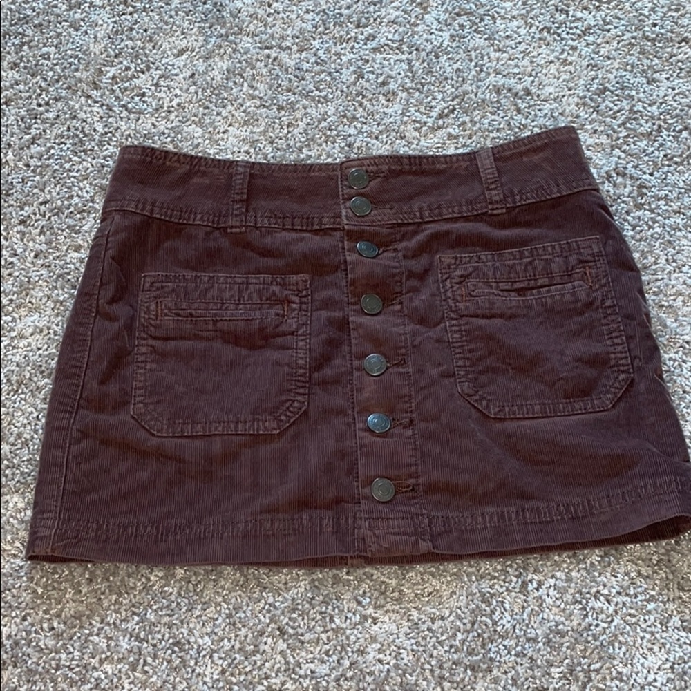 Free People Corduroy Skirt